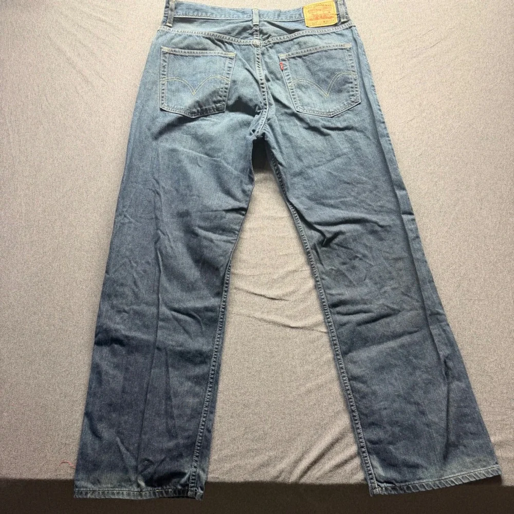 Levis 569 Loose Straight Jeans Mens 36x34 Blue Denim Medium Wash 100% Cotton